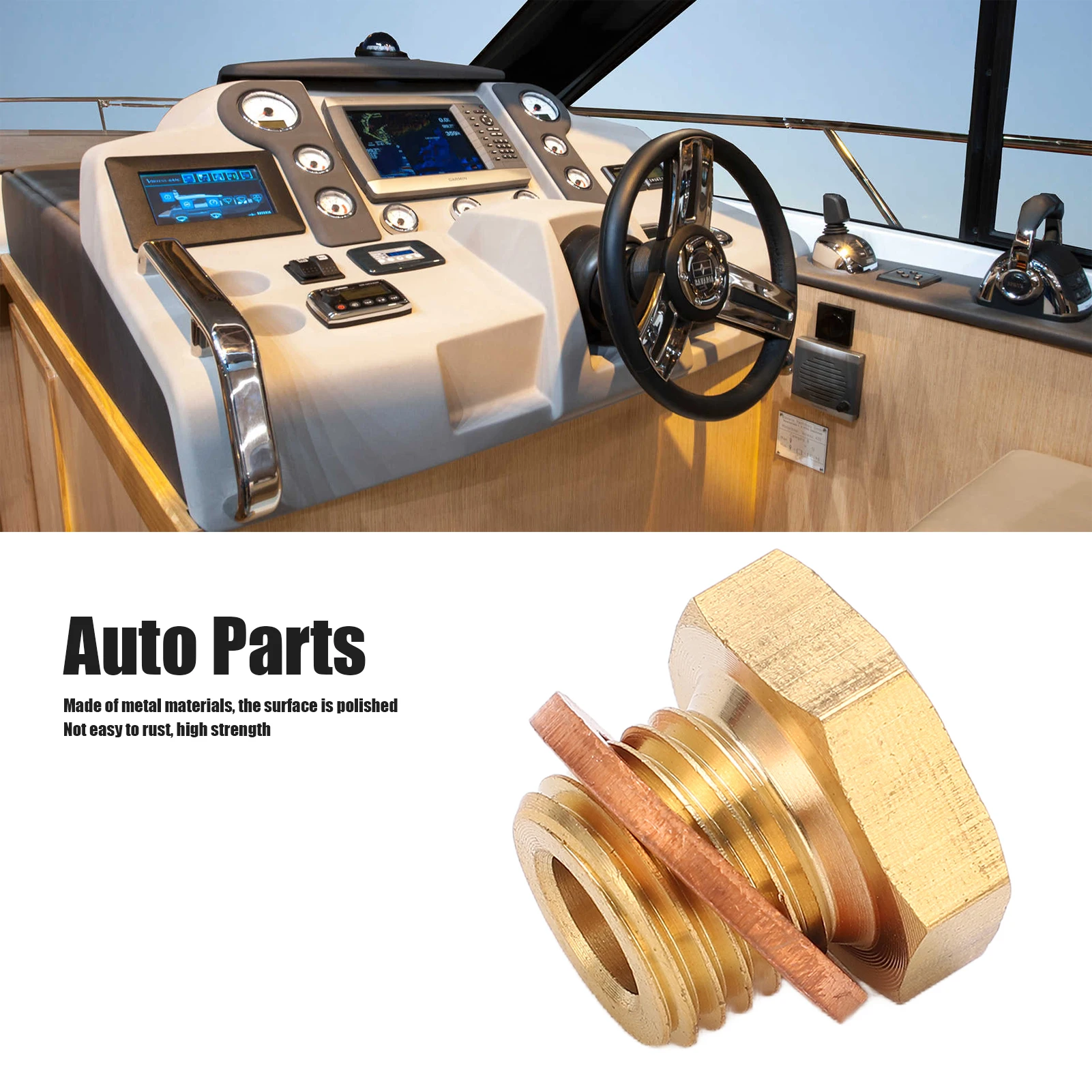Auto Parts Pressure Gauge Sender Adapter Pressure Temperature Gauge Sender Adapter 1/8in NPT to M14x1.5 Male  for Car