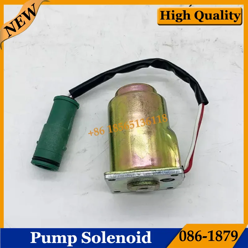 Excavator Hydraulic Pump Solenoid Valve 086-1879 0861879 for E110B E120B E200B EL200B