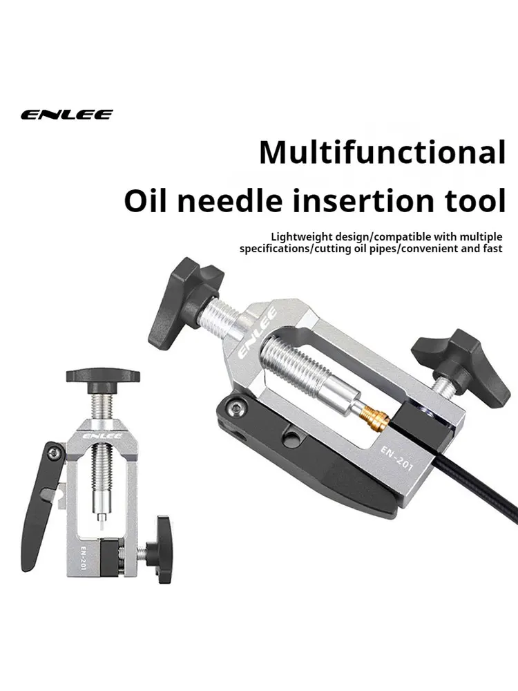 AliExpress enlee ENLEE Bicycle Integrated Oil Needle Insertion Tool Olive Head Oil Pipe Insertion Device Oil Pipe Cutting T ool Bicycle Tool