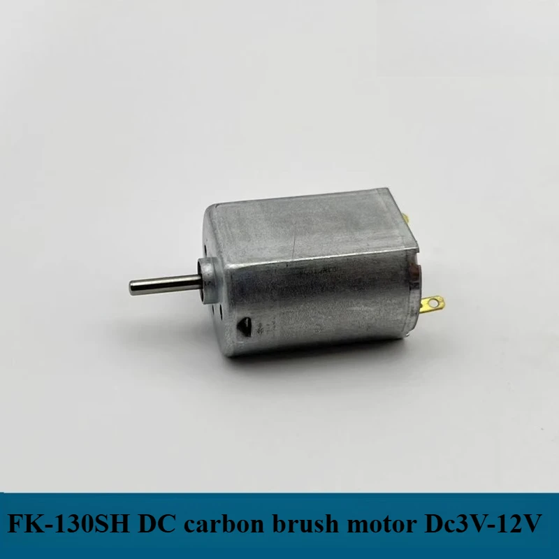 FK130-GF153 DC Motor 3V-12V Strong Magnetic Carbon Brush High Torque Remote Control Car Toy Model Car Razor Motor