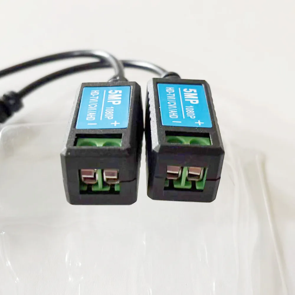 5MP BNC CCTV HD فيديو Balun أجهزة الإرسال والاستقبال المحورية السلبية دعم AHD/CVI/TVI 5MP كاميرا Cat5e/ Cat6 UTP كابلات الموصلات