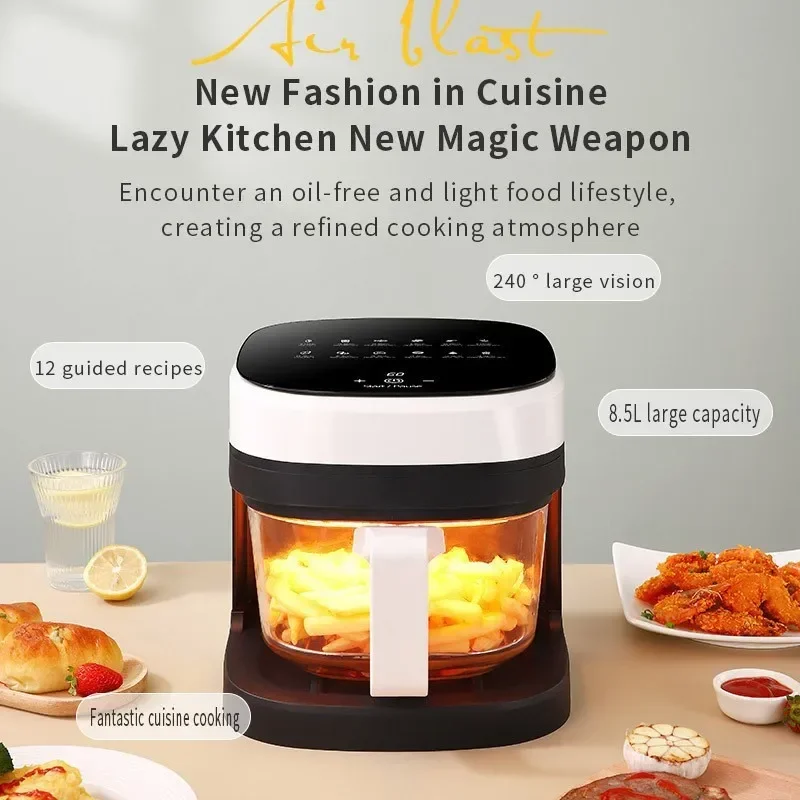 smt61 Port 8L large capacity air fryer electric fryer touch mold electric fryer