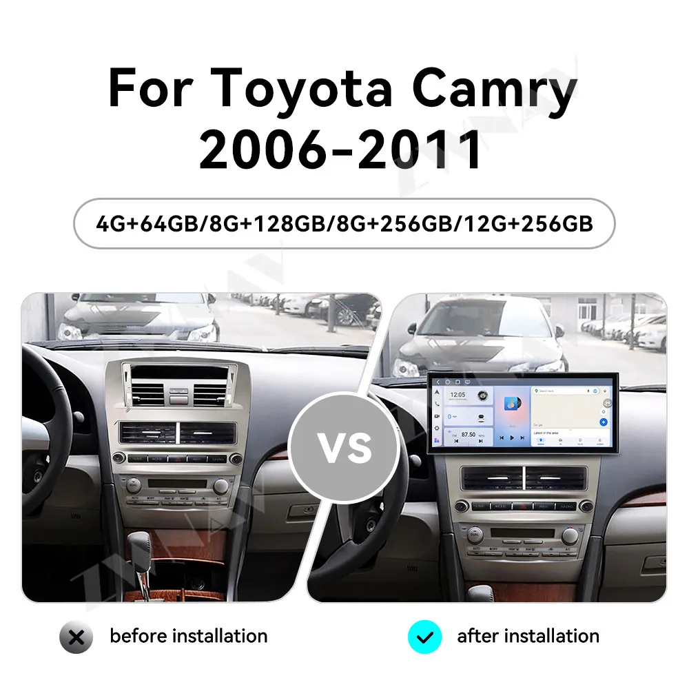 Car Gps Multimedia Player For Toyota Camry 2006-2011 Android 15 15.8 Inch Car Interior Accessories Car Media Radio Tape Recorder view 5