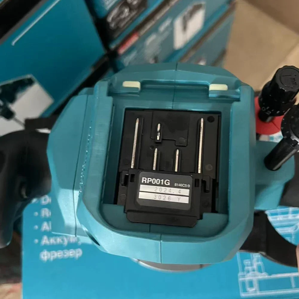 MAKITA RP001G Wood Router 40V Max Cordless Rechargeable Polishing Machine High Power Carpentry Specific Trimming Machine RP001GZ