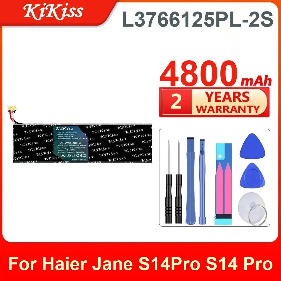 

Аккумулятор Kikiss 4800 мАч L3766125PL-2S для Haier Jane S14 Pro