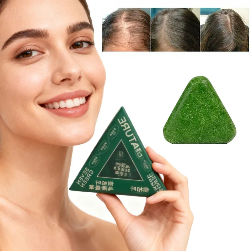 

Platycladus Orientalis Shampoo Soap Organic Polygonum Multiflorum Usman Grass Handmade Shampoo Soap Anti-removal Hair Soap