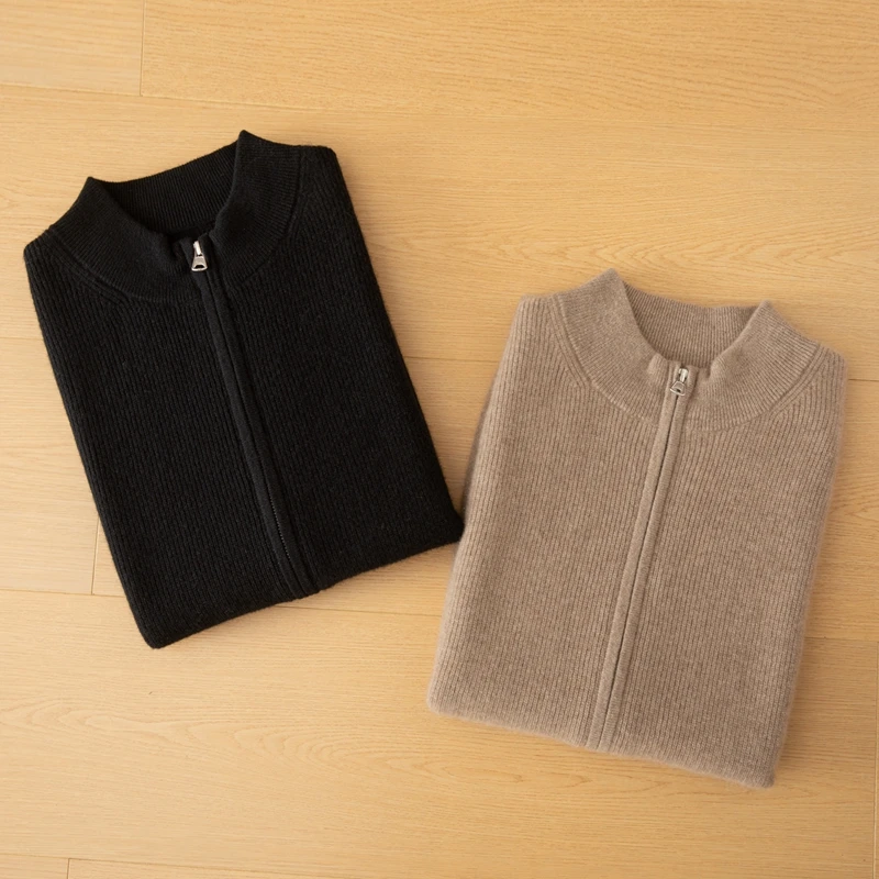 

Вязаный топ из 100% чистого кашемира, кардиган без рукавов, повседневный кашемировый свитер, осенне-зимний однотонный мужской свитер