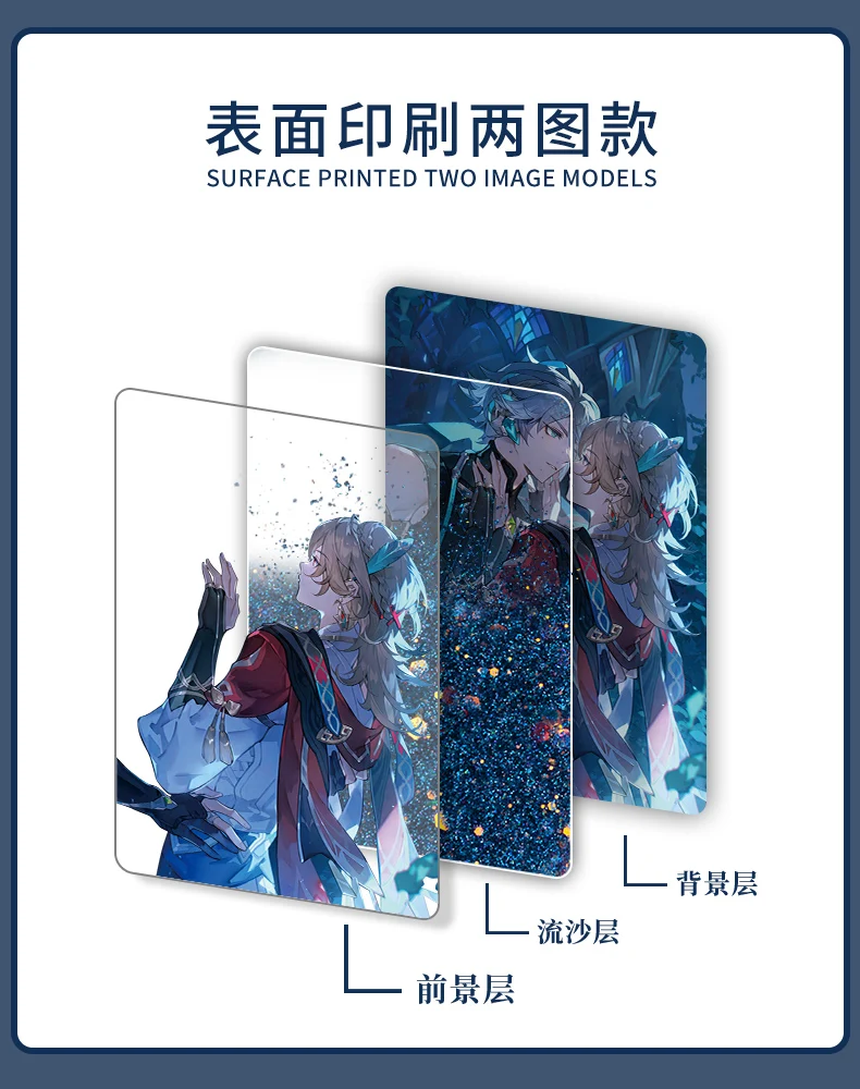 Anime Genshin Impact Alhaitham Kaveh Cosplay Quicksand Mahjong Standing sign Acrylic Collectible Xmas Gift Desktop Decoration