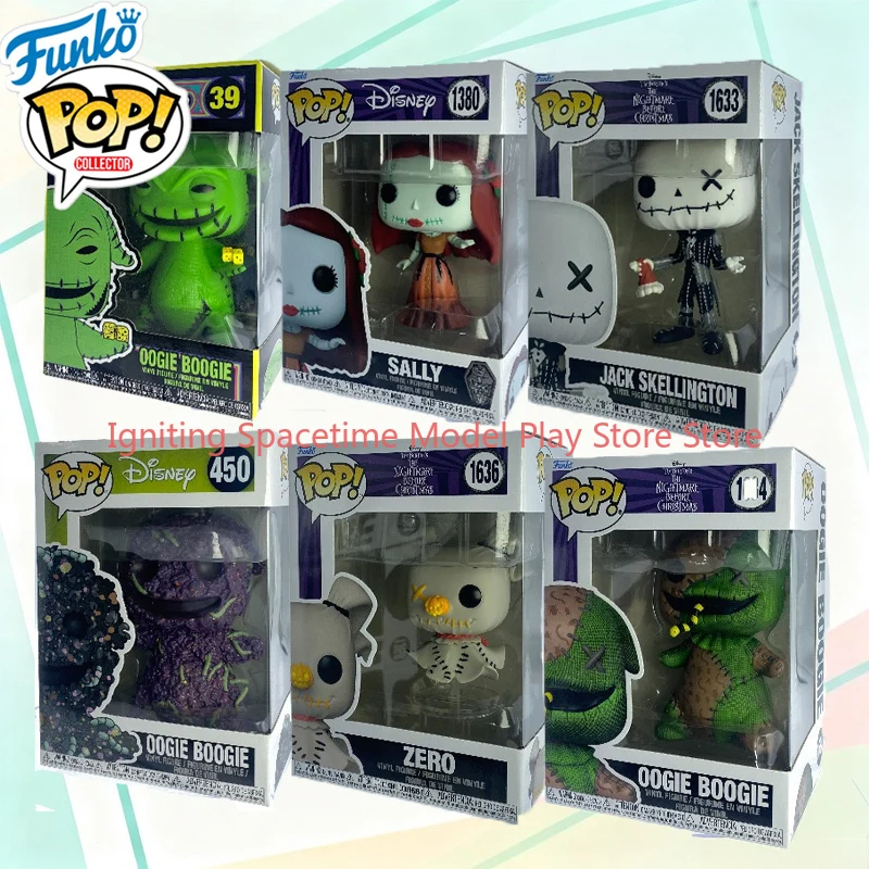 Funko Pop Original Disney: The Nightmare Before Christmas, Figuras de Acción de Jack Skellington y Sally, Juguetes para Niños y Niñas, Regalo