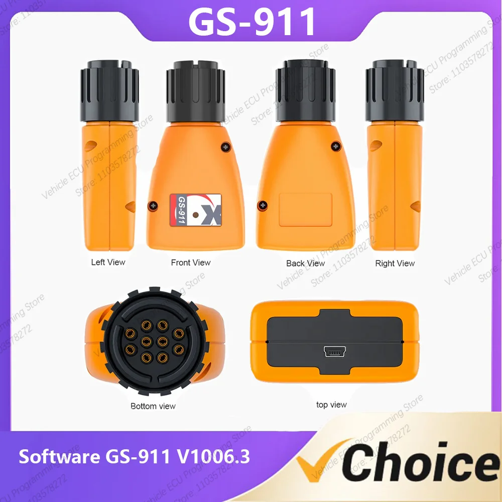 

2024 GS 911 Software V1006.3 Fault Finding tool Vehicle Maintenance Diagnostic Tools Shows ECU Information Real-Time Analog -20%