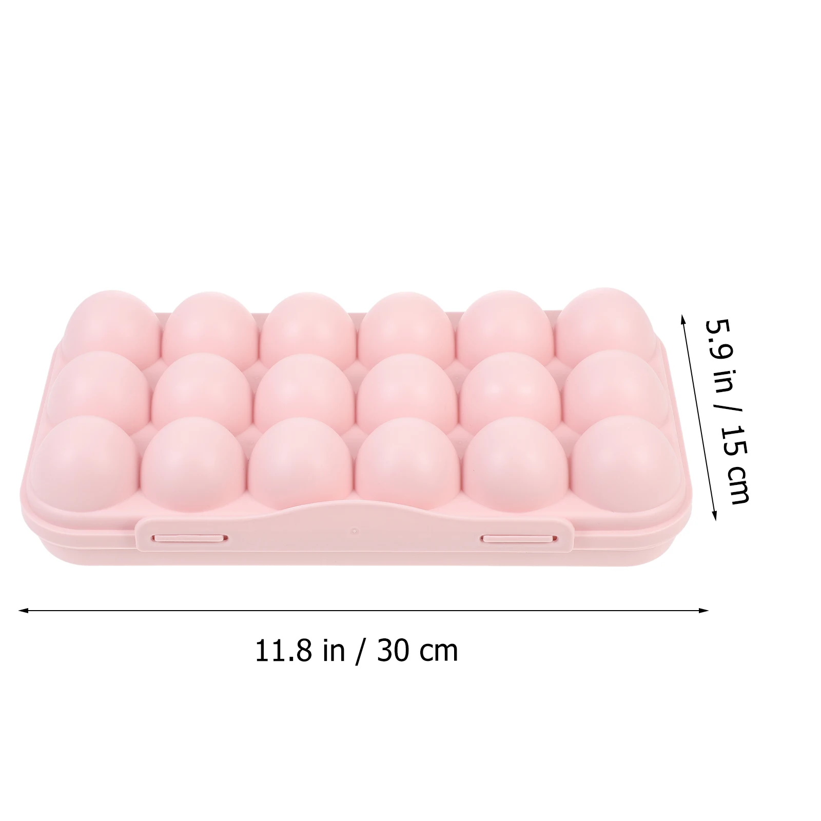 18 Grid Eggs Holder Egg Carton Plastic Egg Container Anti Collision Eggs Egg Storage Box Crisper Egg Protection Case Home