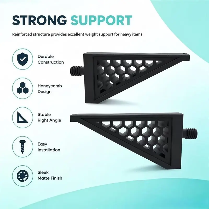 MOPHE-Heavy-Duty For Suncast Storage Shed Shelf Brackets(2Pcs)- Hanging Shelves For Garage And Outdoor Organization Space Manage