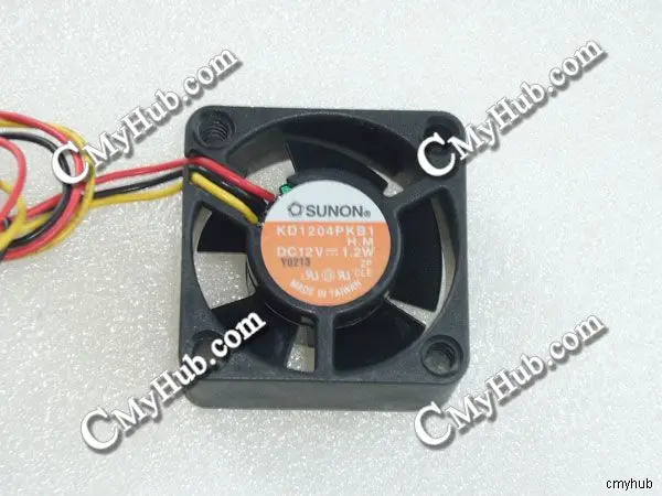 For SUNON KD1204PKB1 H.M DC12V 1.2W 4020 4CM 40MM 40X40X20MM 3pin Cooling Fan KD1204PKB1