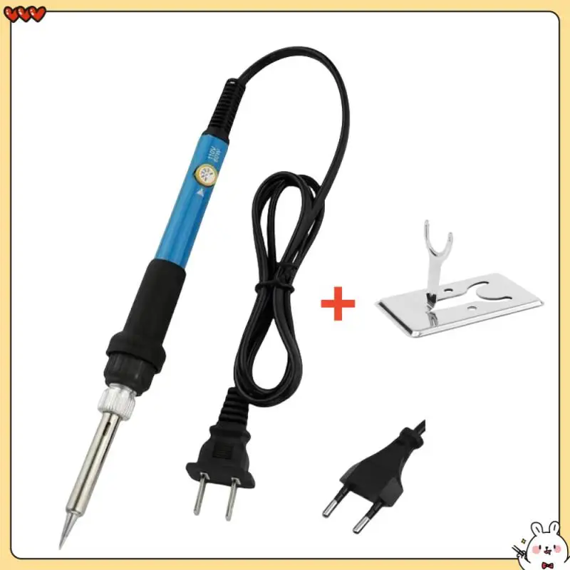 

New Adjustable Temperature Electric Soldering Iron 220V 110V 60W Welding Solder Rework Station Heat Pencil Tips Repair Tool