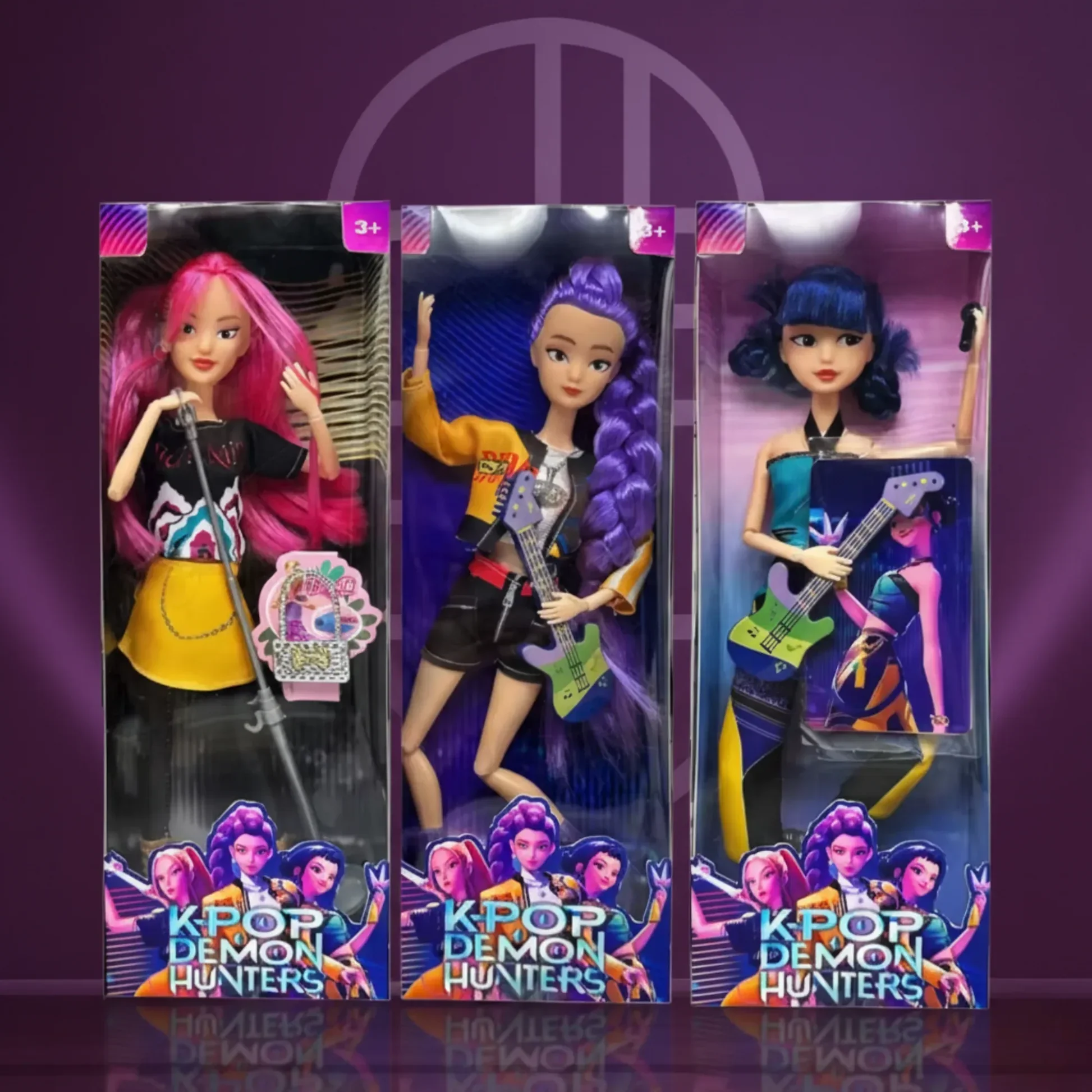 

Коллекционная фигурка Kpop Demon Hunters — набор кукол Rumi Mira Zoey HUNTR/X, игрушка принцессы в стиле аниме для супер фанатов и детей