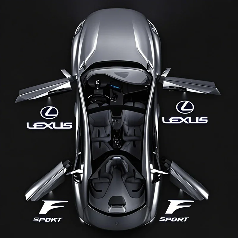 

Светодиодные HD-проекторы логотипов для дверей автомобиля, аксессуары для Lexus RX330, IS250, CT200h, ES300h, RX350, IS300h, NX300h, RX400h, UX