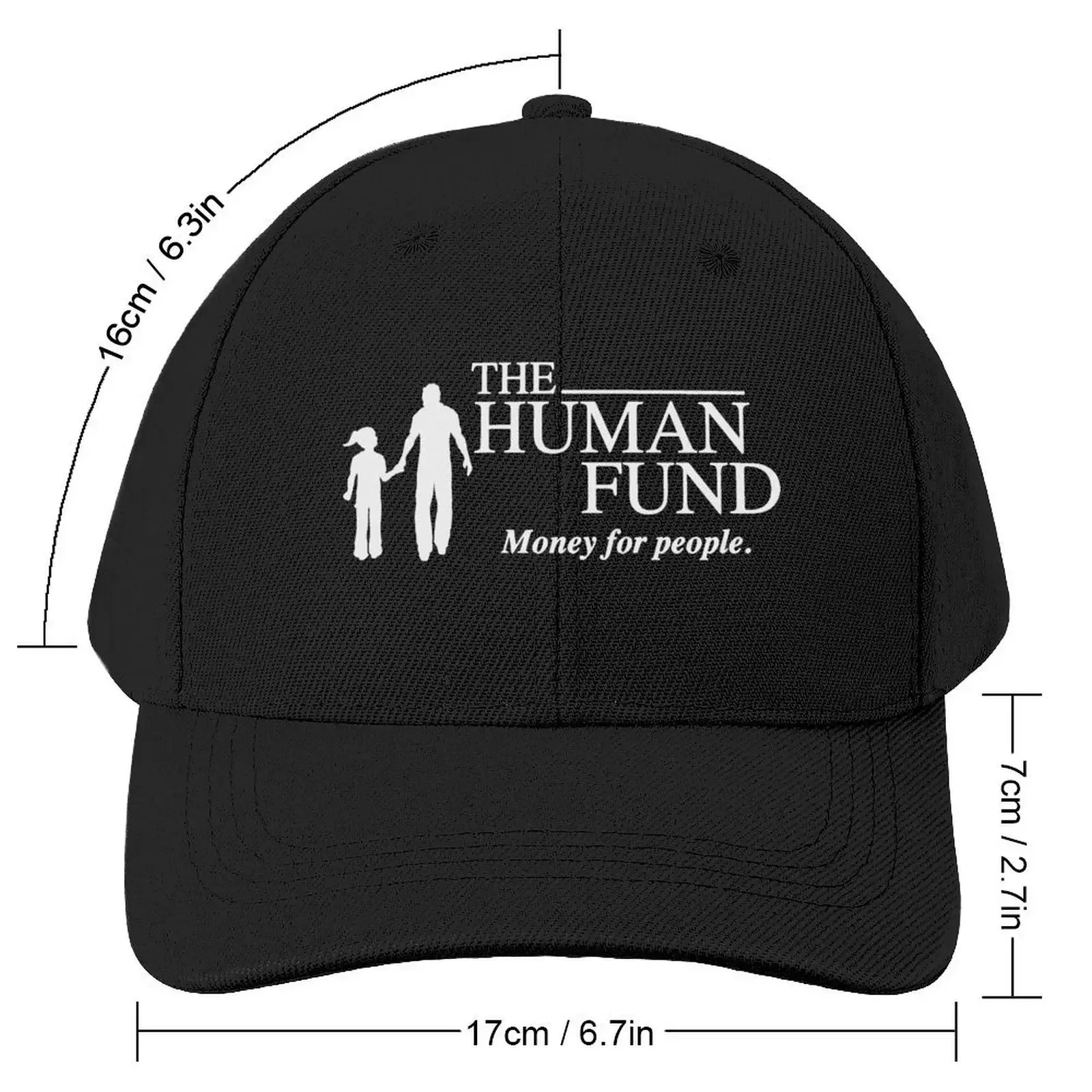 The Human Fund Baseball Cap Luxury Man Hat derby hat For Girls Men's