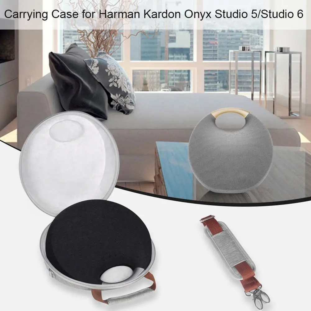 

Speakers Bag Storage Cover Box Portable Carrying Handbag EVA Hard Travel Case for Harman Kardon Onyx Studio 5 6