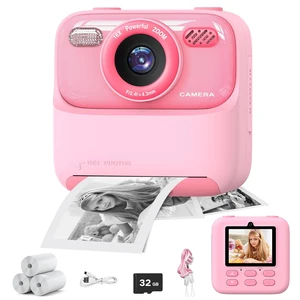Children Digital Camera Photography Instant Camera 1080P HD Dual Lens Kids Video Recorder Toys for Girls Boys Best Birthday Gift