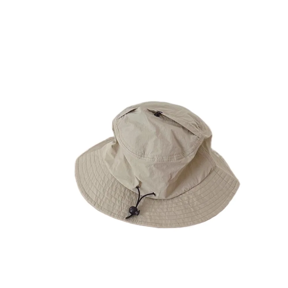 

Ins Korean Style Baby Sun Protection Cap Candy Color Breathable Kids Bucket Hat Streetwear Foladble Children Fishman Hat Summer