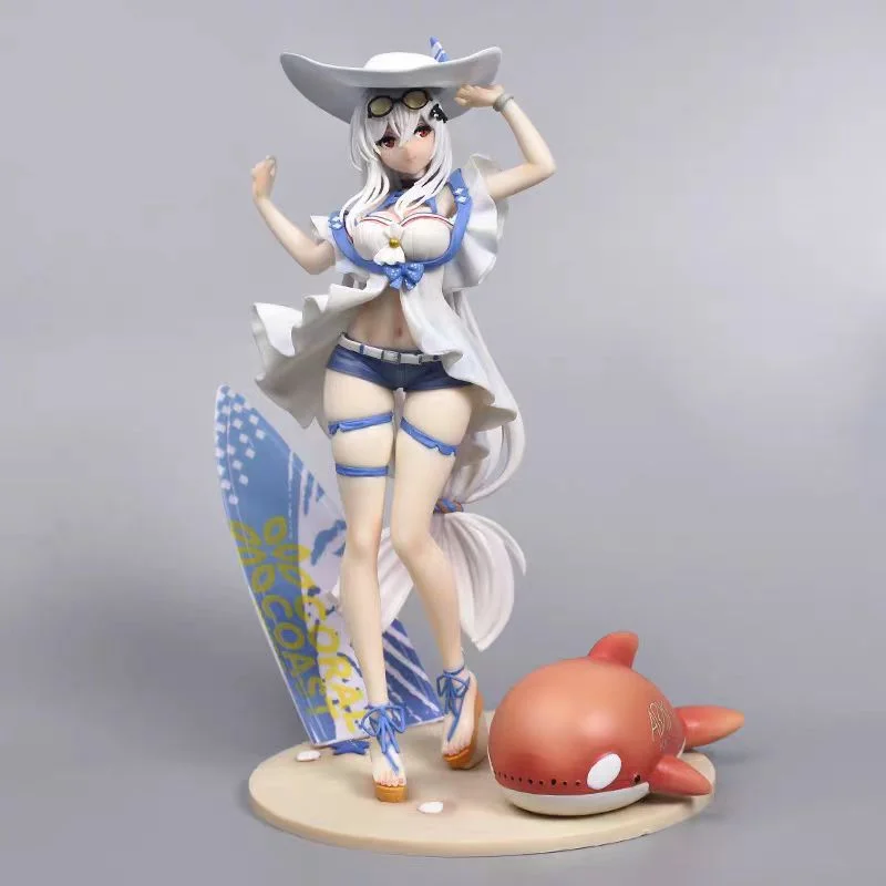 25CM Anime Game Skadi Figure Beach Summer Ver Swimsuit Model Toy Gift Collection Aciton Figure PVC Doll