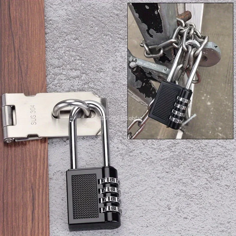 Large Metal Digital Combination Lock Suitcase Padlock Zinc Alloy Anti-theft Gym Locker Hardware Lock