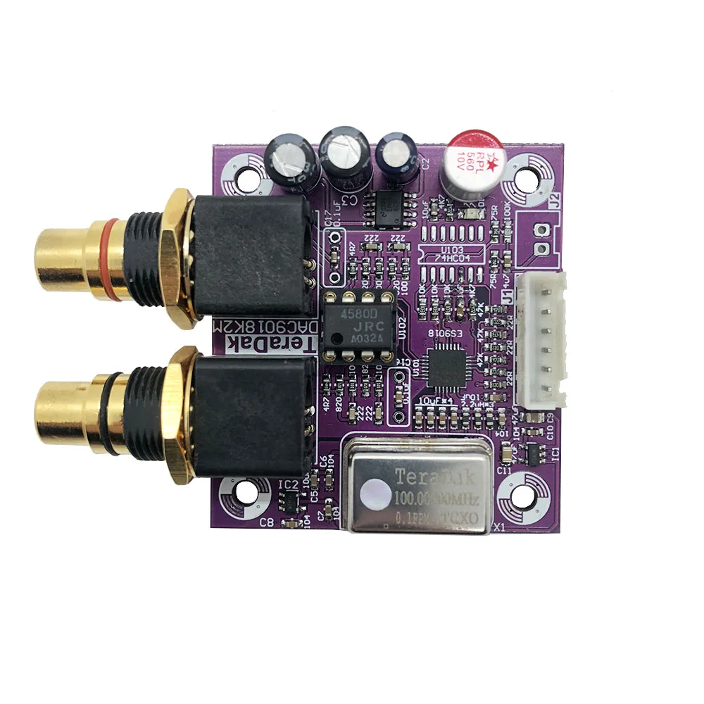 Scheda di espansione Nvarcher ES9018K2M I2S HiFi DAC scheda Audio digitale decodifica Encoder per Raspberry Pi 2B 3B 3B + 4B