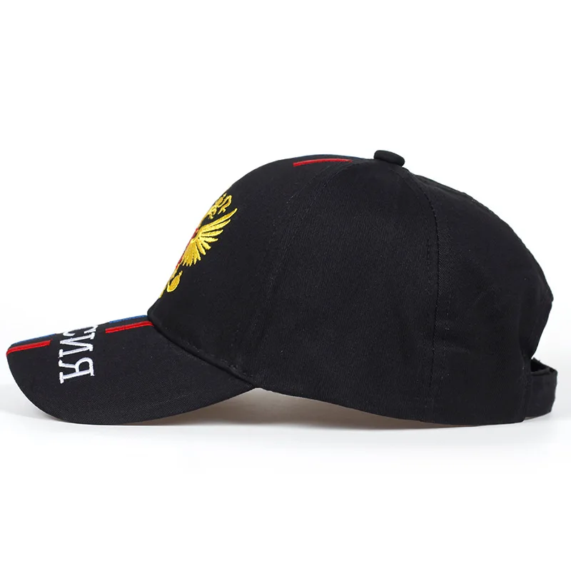 Baseball Cap Men's Summer Embroidered Alphabet Russian Flag Hat Women's Spring and Autumn Casual Sunshade Cap With Sun Protectio