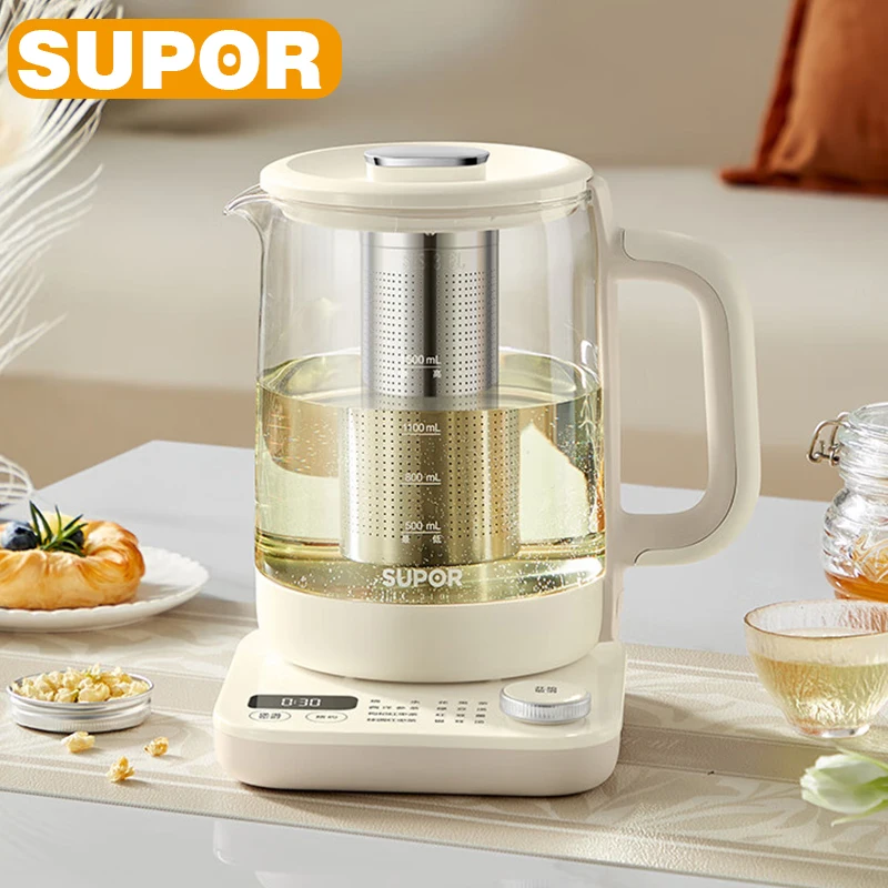 

SUPOR Multifunctional Health Pot 1.5L Electric Kettle High Quality Kitchen Appliances For Home 220V Mini Electric Cooking Pot