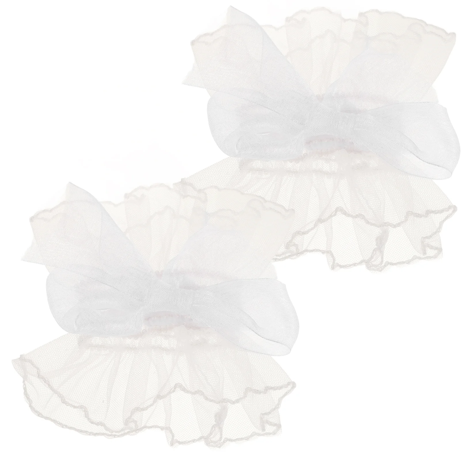 

Lace Sleeves Bracelet Fingerless Gloves Hand Fake Wrist Cuffs Clown Ruffle Daily Use