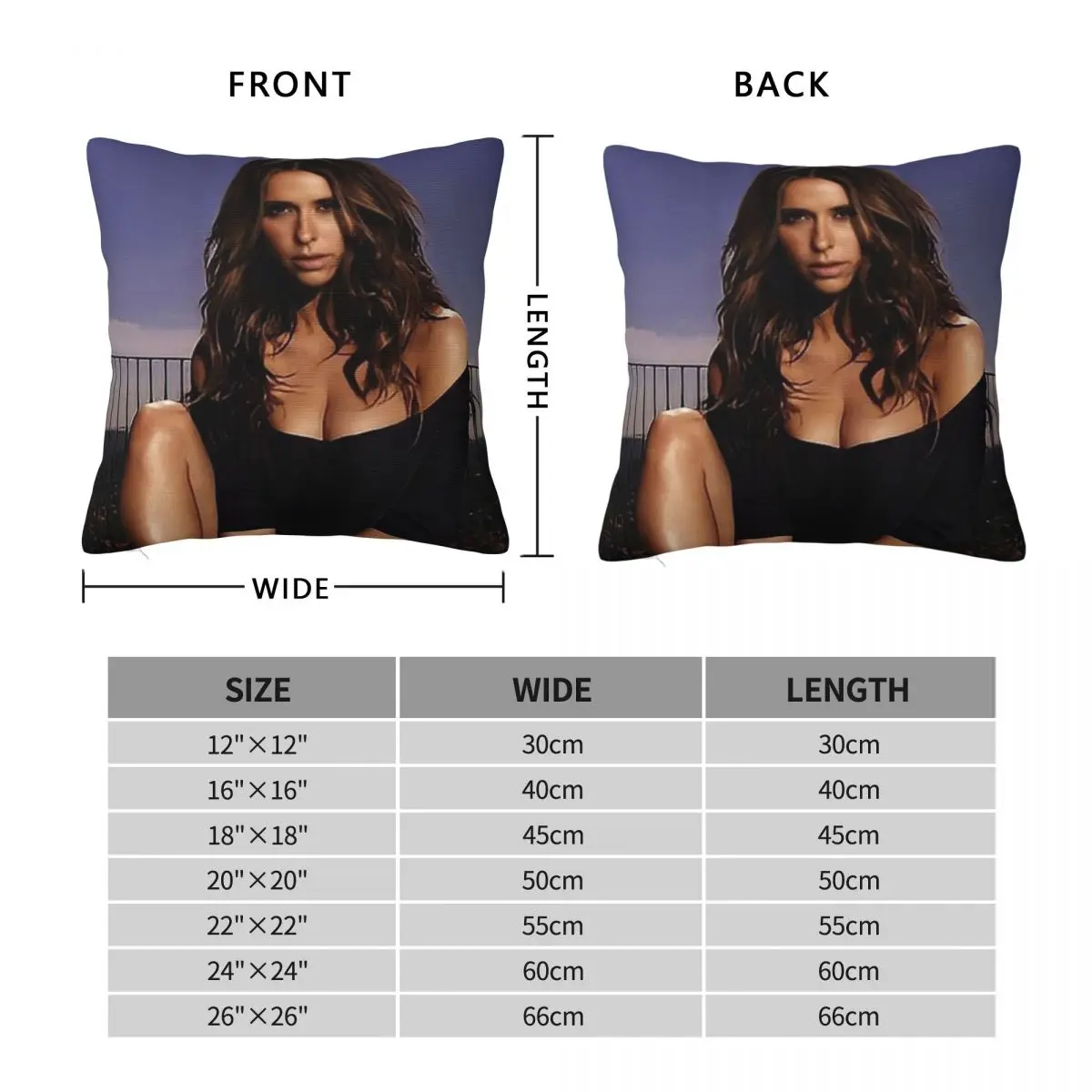 جنيفر الحب هيويت ألبوم ساحة المخدة البوليستر الكتان المخملية الإبداعية البريدي ديكور غطاء وسادة السيارة بالجملة