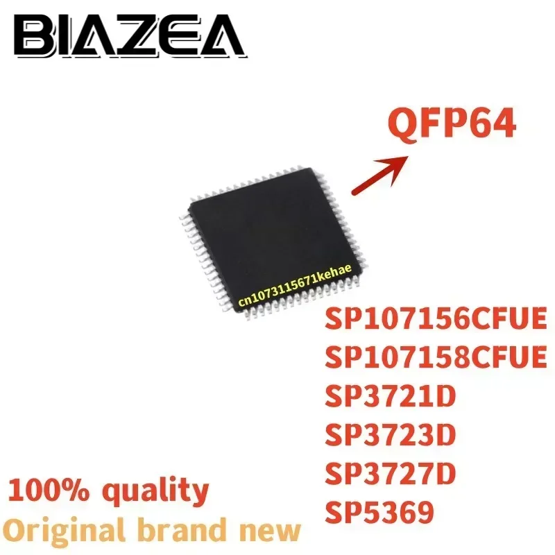 1piece SP107156CFUE SP107158CFUE SP3721D SP3723D SP3727D SP5369 QFP64 Chipset