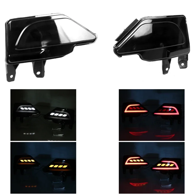 

1 Pair 4 Functions Automobile Rear Bumper Brake Lights for Toyota RAV4 2006-2019 Car Driving Turn Signal Replacement Parts