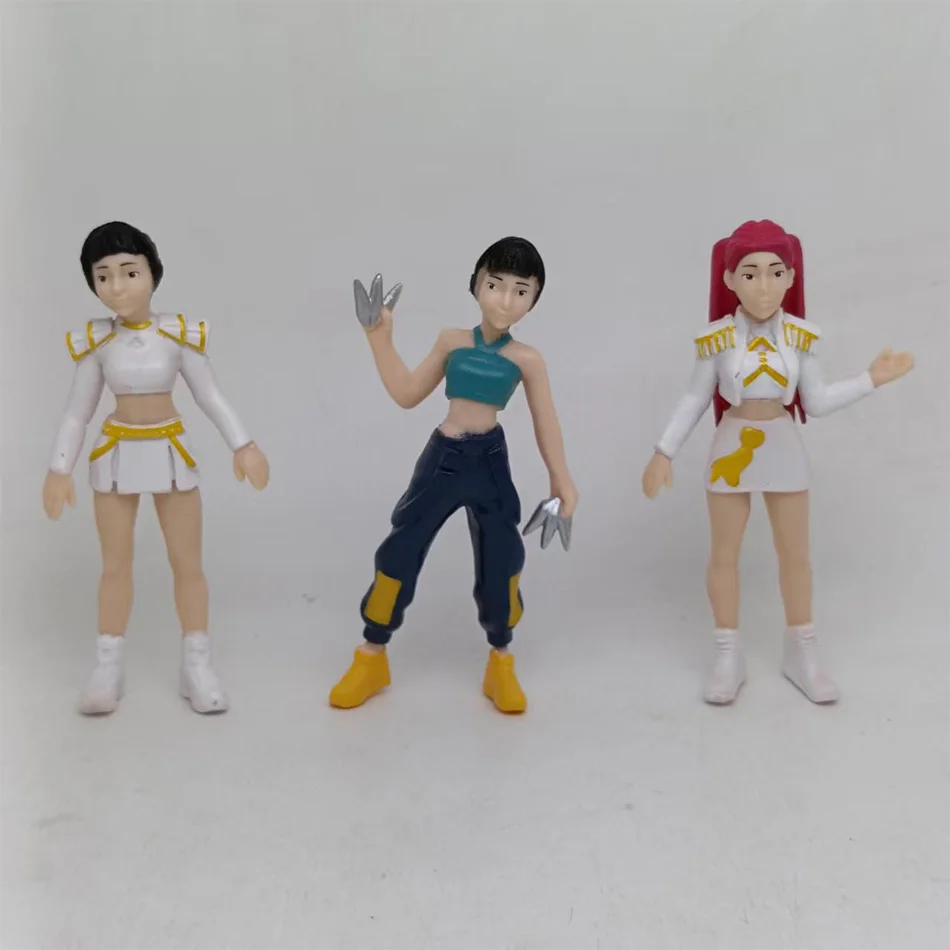 新しいK-POPデモンハンターズフィギュアシリーズブラインドボックス、ダーピーズ・タイガー、ルミ、ミラ、ゾイ、スシー、フィギュアドール、ミニデコレーションモデルおもちゃ、女の子へのギフト