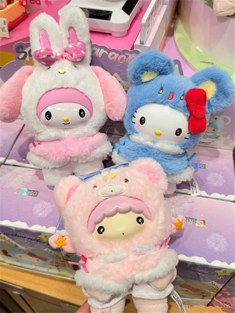 جديد حقيقي سانريو عباءة صغيرة الوجه تغيير الفينيل صندوق أعمى حقيبة سحر العصرية لعبة صندوق غامض سطح المكتب حلية هدية الكريسماس