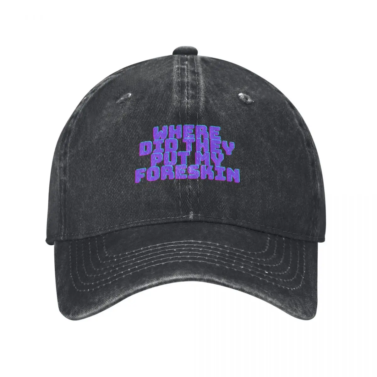 Where did they put my Foreskin Baseball Cap derby hat sun hat Men Hats Women's