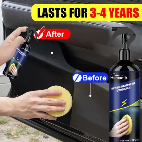 Car Plastic Restorer Back To Black Gloss Plastic Renovator Longlasting Coating Leather Restore Auto Polish Cleaning Products