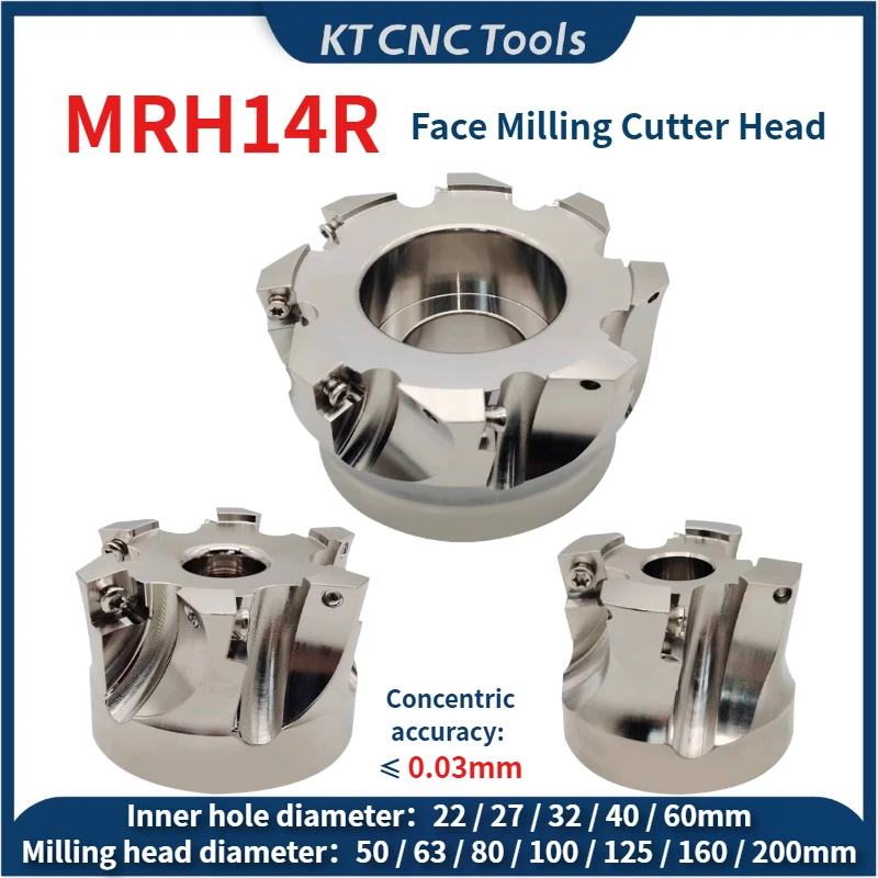 

KT CNC MRH MFH MRH14R MFH14R face milling cutter disc, insert SOMT140520 milling cutter head FMB FMB22 tool holder bracket tool