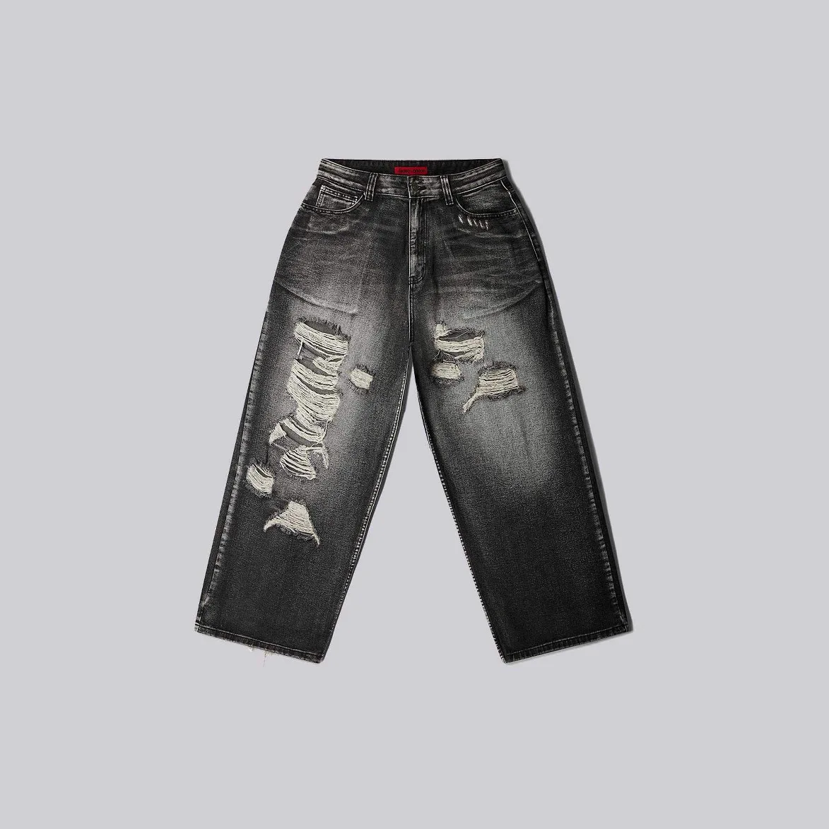 Hip Hop American Y2K Women Jeans High Street Vintage Gothic Print Fashion Casual Couple Wide-leg Pants Unisex Punk Work Pants
