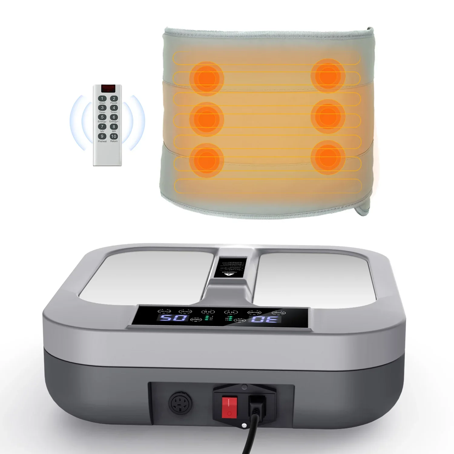 Physiotherapy Terahertz Heating Foot Massager Tera Hertz energy therapy Deep Foot Massage Pain Relief Relaxation for Home Use