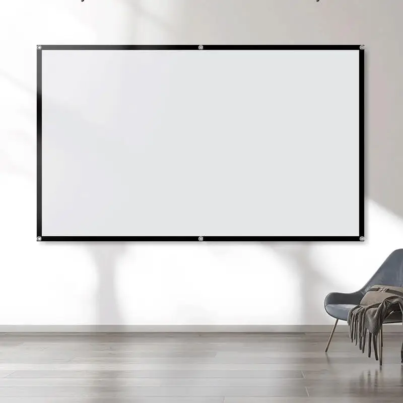 

For Testing High Gain Contrast 100 Inch 120 Inch Milk Silk Material 4K ALR Anti Light Electronic Projector Screen Fabric
