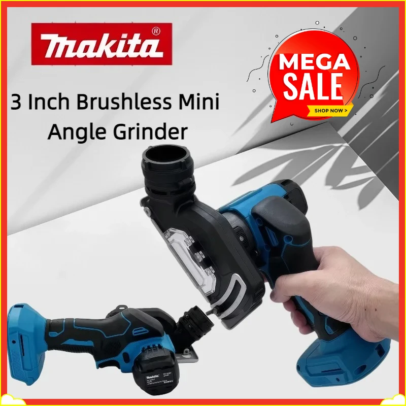 

Аккумуляторная мини-угловая шлифмашина Makita 3-в-1: отрезная пила, электроинструмент, циркулярная пила. Совместима с аккумуляторами Makita 18В/20В.