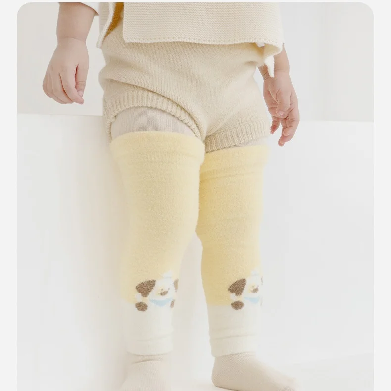 2 pares de joelheira de segurança perna mais quente meninas meninos acessórios bebê joelheira crianças rastejando cotovelo almofada crianças protetor