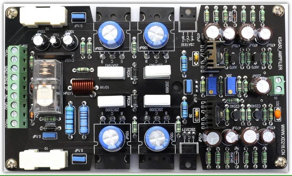 

Assembled hifi class A Mono amplifier board Based on KRELL KSA-50 50W AMP