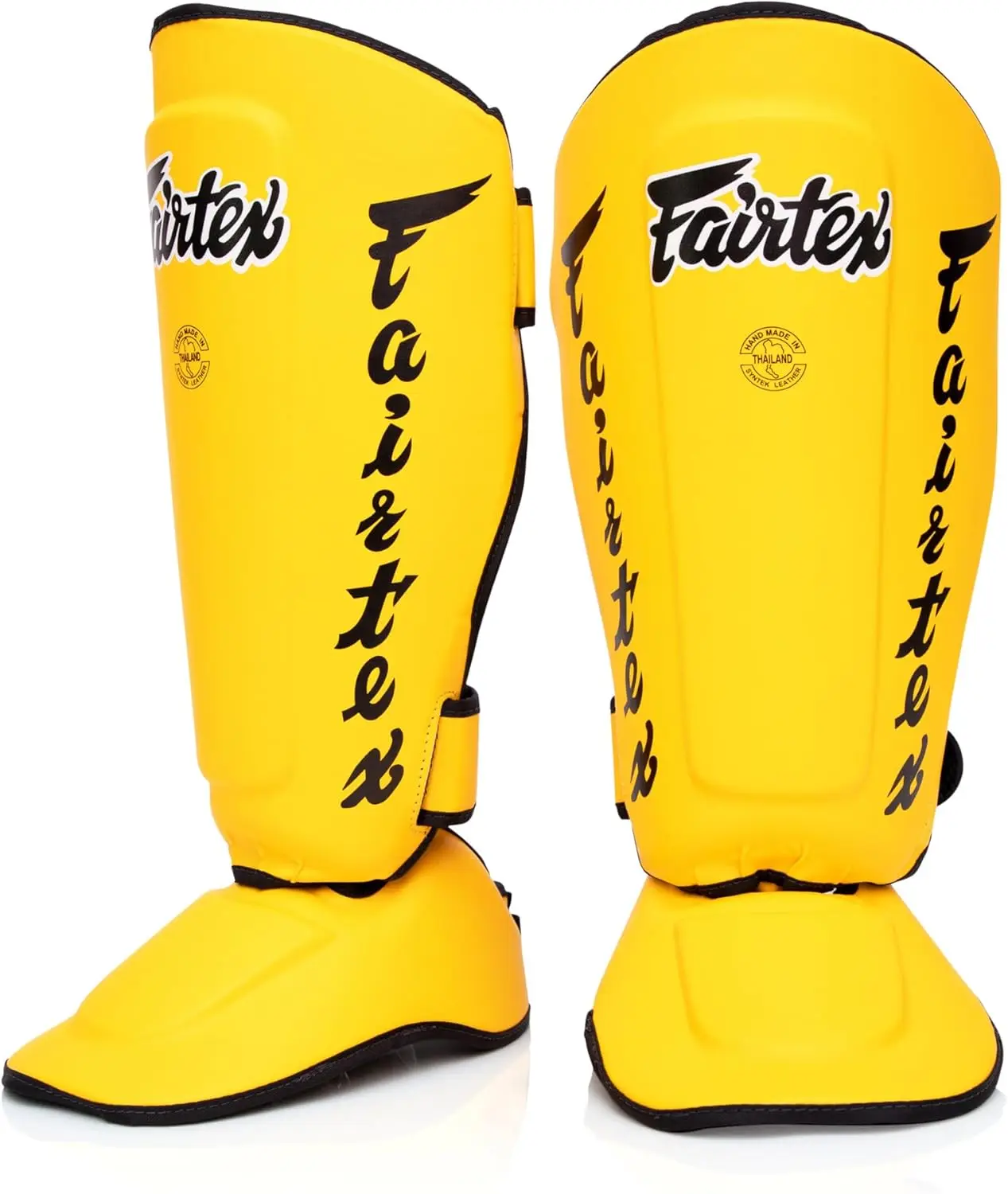 

Fairtex SP7 Muay Thai Shin Guards for Men, Women, Kids | Shin guards made with Syntek leather & are premium, Lightweight & Durab