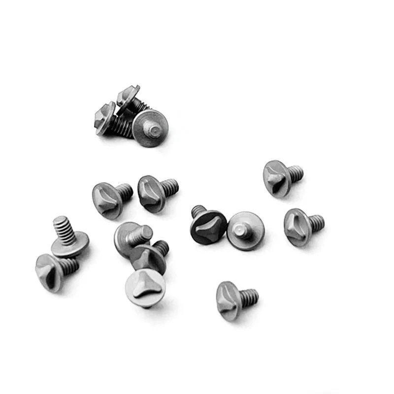 3 buah sekrup pengencang pegangan keling kuku Shank CNC pisau Aloi Titanium untuk UTX-70