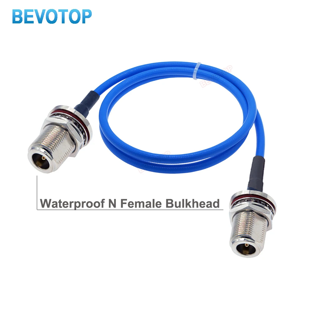 RG402 Cable N Type Female  to Female RF Adapter Cable 50 Ohm RF Coaxial Pigtail Extension Cord Jumper 15CM 50CM 1M 2M 5M