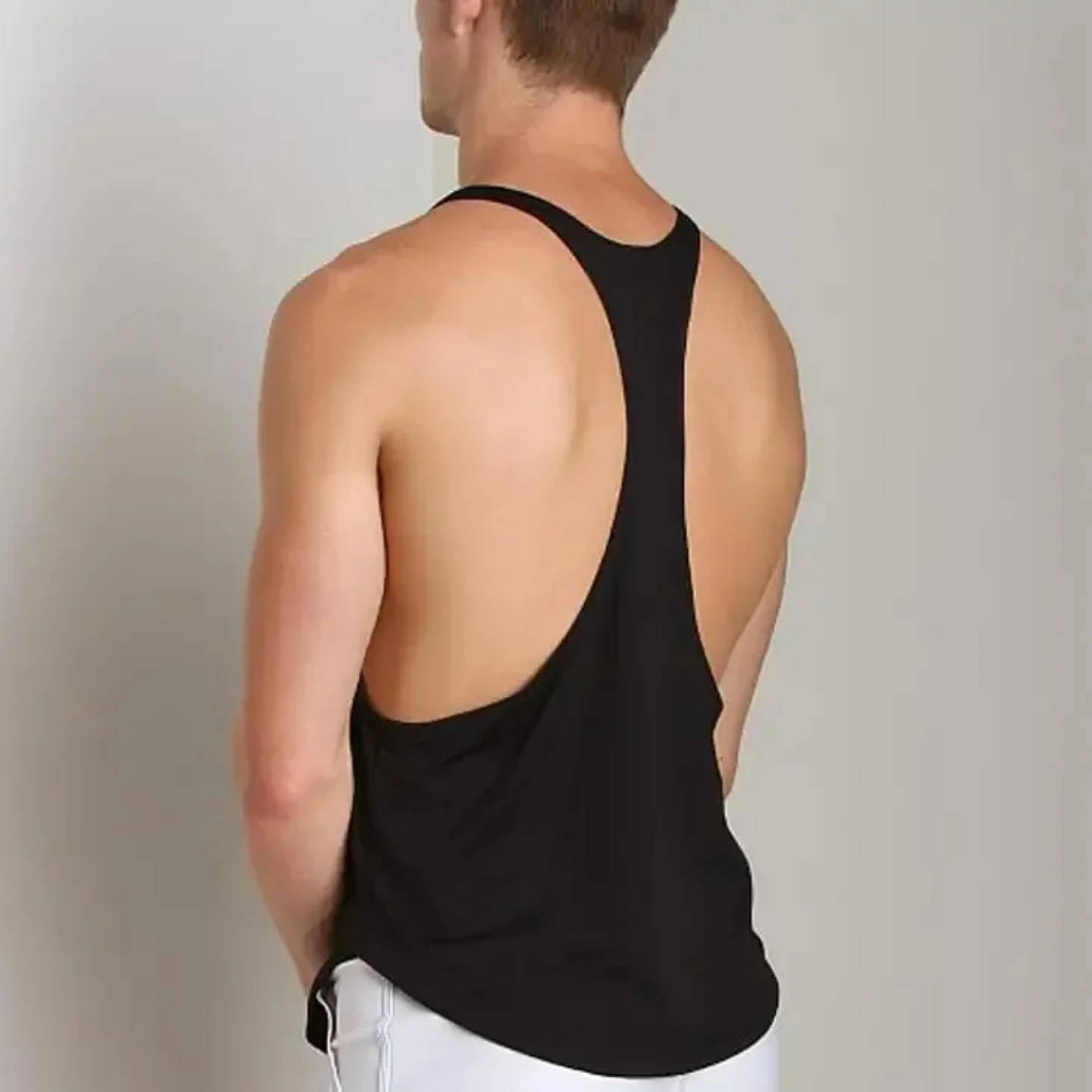 Herren Trainings jacke Sport kleidung sexy große V-Ausschnitt Sportswear starke und schöne Baumwolle sexy Mann