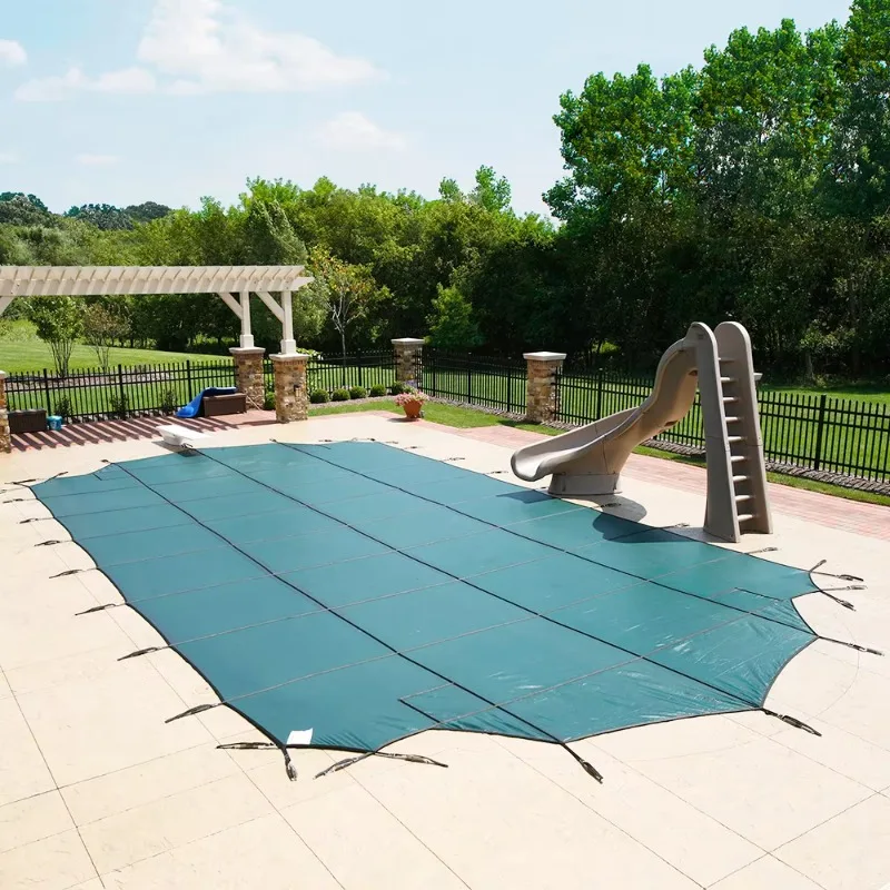 Safety Pool Green Cover Custom Pool Cover