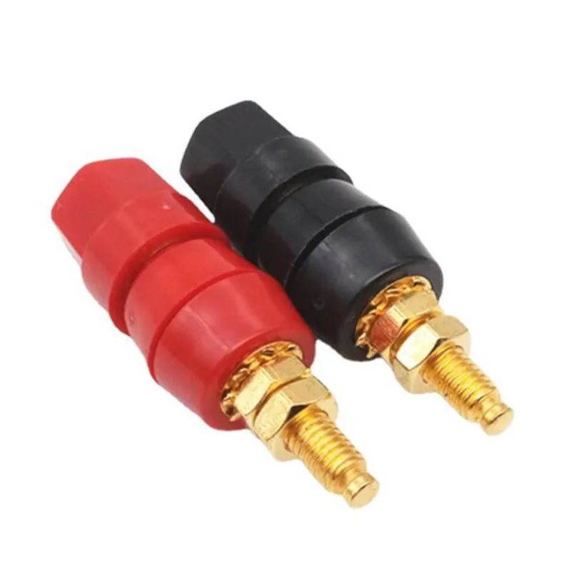 4mm Banana Plug Socket Jack Adapter cable Connector single Terminals Amplifier Terminal Binding Post Speaker